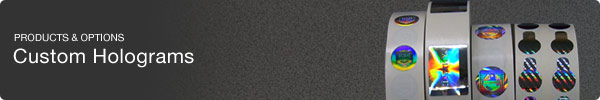 holographic security labels and hologram labels