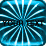 Dome Hologram Label, Cyan Square