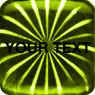 Dome Hologram Label, Lime Square