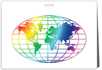 lamination pouch, world map