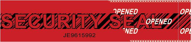 Security Tape, Premium, Red