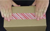 Security Packing Tape, Red & White Striped, SPT1-2