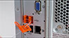 USB Port Lock, 2 piece, Re-usable, Wire Loop Seal, Orange, MS-USB5