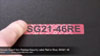 Secure-Guard Non-Residue Security Label Red or Blue, SSG21-46