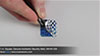 Hologram Sticker, 1", Silver, Genuine Authentic Security Valid, Square, XAV40-226