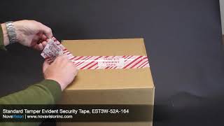 Standard Tamper Evident Security Tape Red EST3W-52A-164