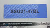 1.5"x4.625" SecureGuard Label, Blue, Serial Numbered (non residue)