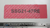 1.5"x4.625" SecureGuard Label, Red, Serial Numbered (non residue)