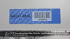1"x3.375" SecureGuard Label, Blue, White Box, Serial Numbered (non residue)