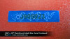 3.86"x.87" PlasticGuard Label, Blue, Serial Numbered