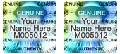 Genuine Authentication Holograms
