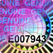 serialized hologram stickers