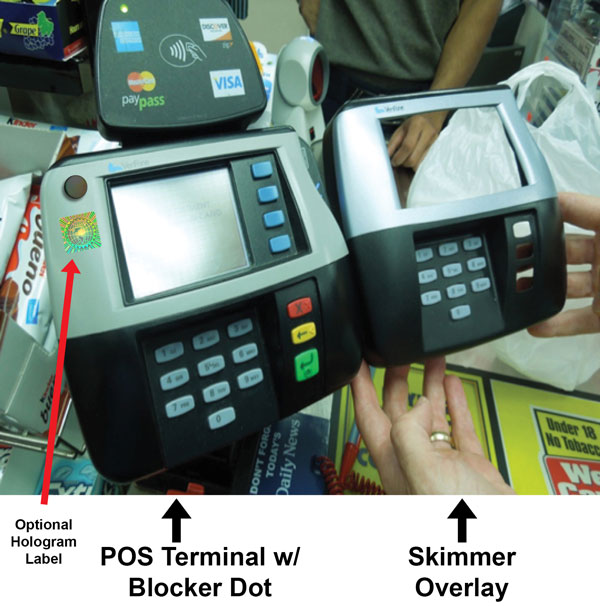 Black Blocker Dot POS Application