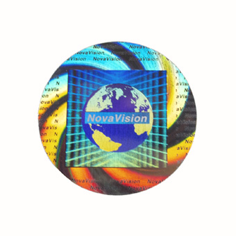 Hologram label with custom origination