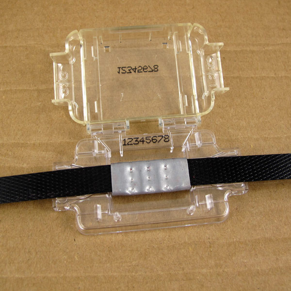Pallet Crimp Seal Opened