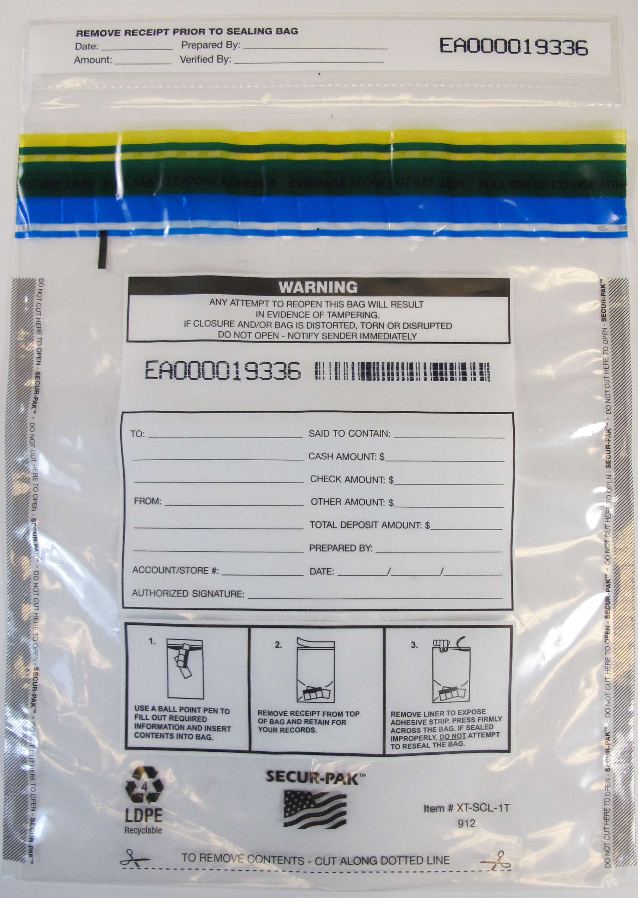 Tamper Evident Single Use Bags | HSA Security Solutions | Dubai