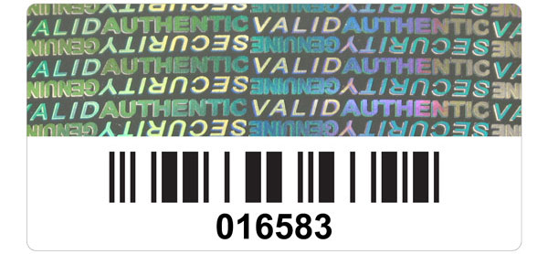 Hologram Labels, Serial Numbers