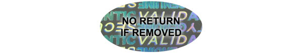 Hologram Labels, Serial Numbers