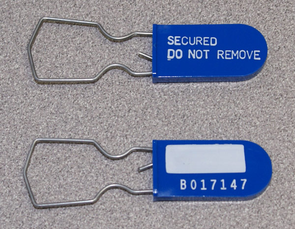 Plastic Padlock Seals for Meters