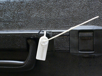 Heavy Duty Plastic Seal on Truck Trailer