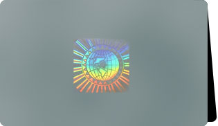 Seals & Keys Hologram Butterfly Pouch Laminates for Teslin ID Cards 