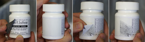 Block out security labels