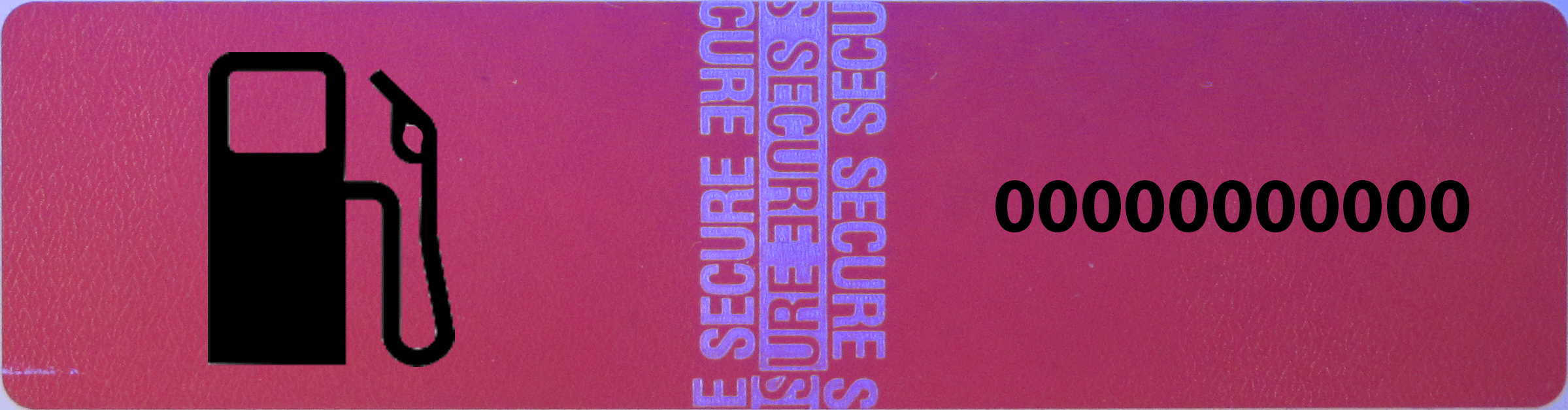 Retail Gas Station Dispenser Pump Labels NovaVision