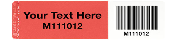 Tamper Evident Security Label