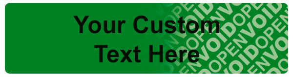 Tamper Evident Security Label