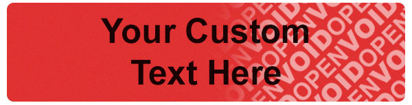 Tamper Evident Security Label