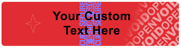 Tamper Evident Security Label