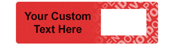 Tamper Evident Security Label