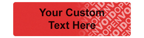 Tamper Evident Security Label