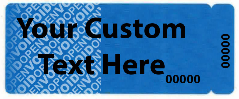 Tamper Evident Security Label