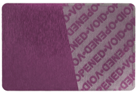 Tamper Evident Security Label Tamper Pattern