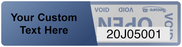 Tamper Evident Security Label