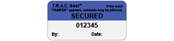 Blue high residue TRAC seal