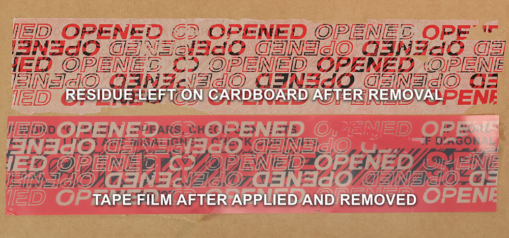 Custom Tamper Evident Tape