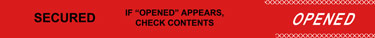 Tamper Evident Security Tape