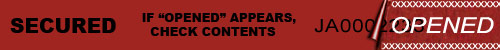 Tamper Evident Security Tape