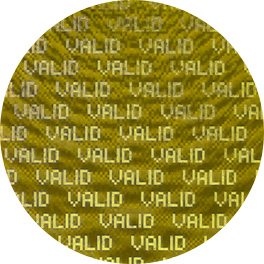 Color Hologram Sticker