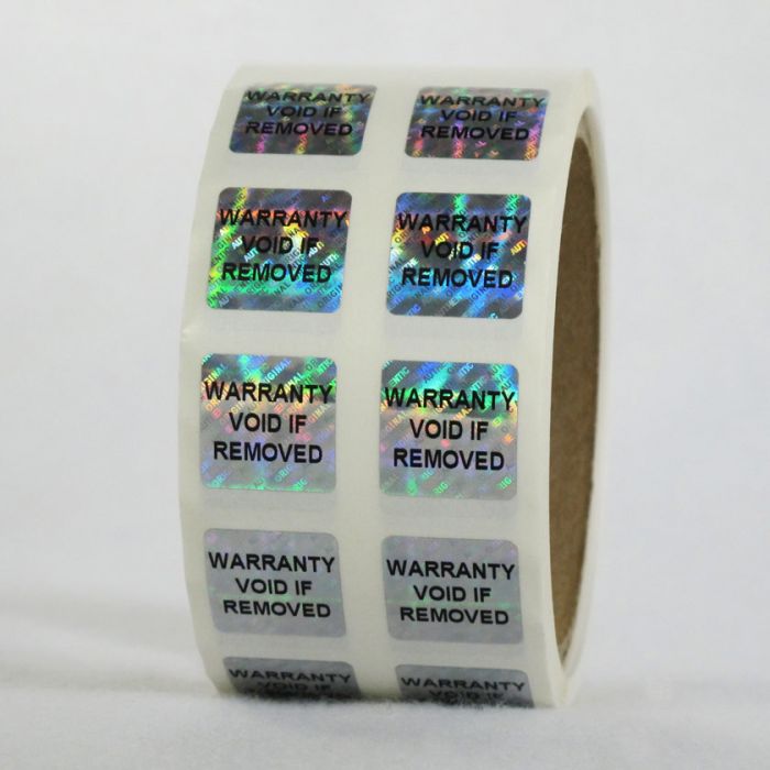 Hologram Labels Sticker Warranty Void If Removed Tamper Proof Stickers Authentic 