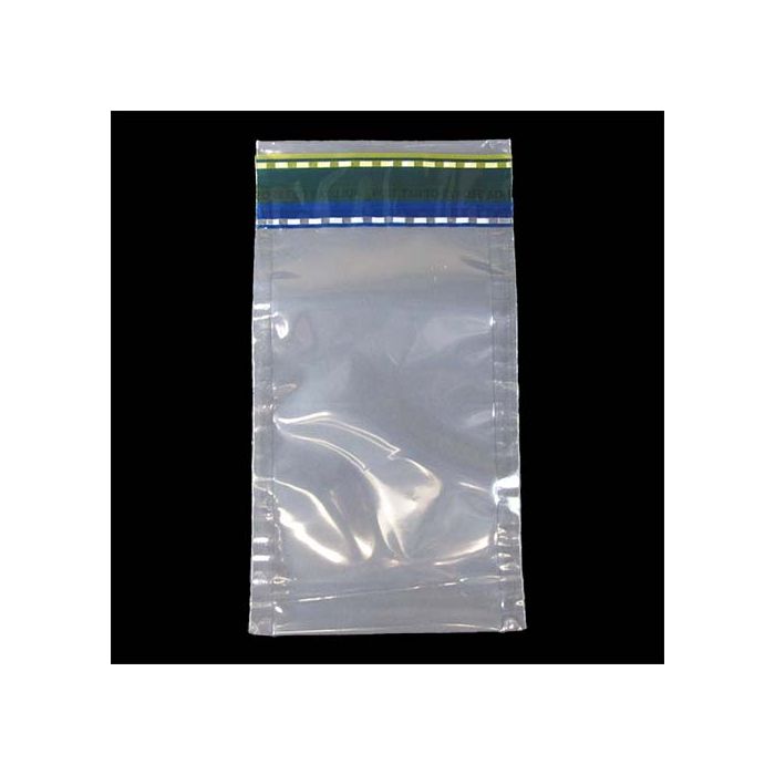 Tamper Evident Security Bags, Clear Poly, 3.5 x 7 in, Packs of 100