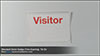 Standard Visitor Badges, TB-SV