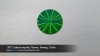 .95" Custom Imprint, Green, Sweep, Circle