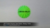 .95" Custom Imprint, Lime Green, Sweep, Circle