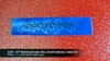 3.86"x.87" PlasticGuard Label, Blue, Serial Numbered, Custom Text
